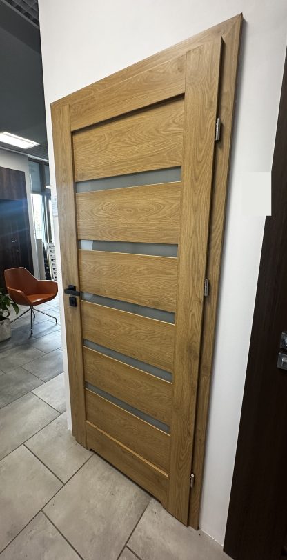 Drzwi przylgowe Porta Verte Home H5 80 prawe Porta Perfect 3D dąb naturalny 600 zł - obrazek 3